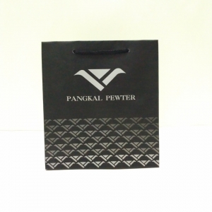 Paper Bag Pangkal Pewter Hitam